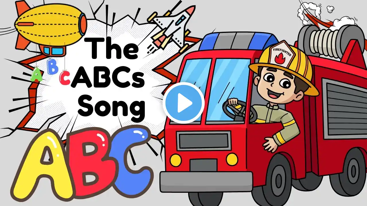 ABC Vehicles Song | Learn the Alphabet with Cars | A to Z Transport Learning
