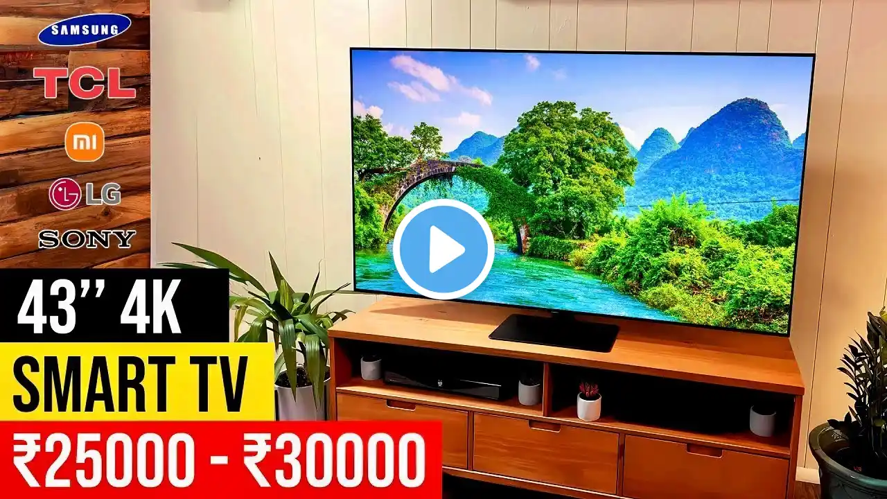 Top 5 Best 4K Smart TV under Rs30000 in 2024 ⚡ Best 43" 4k Android Smart TV in India For 2024 ⚡