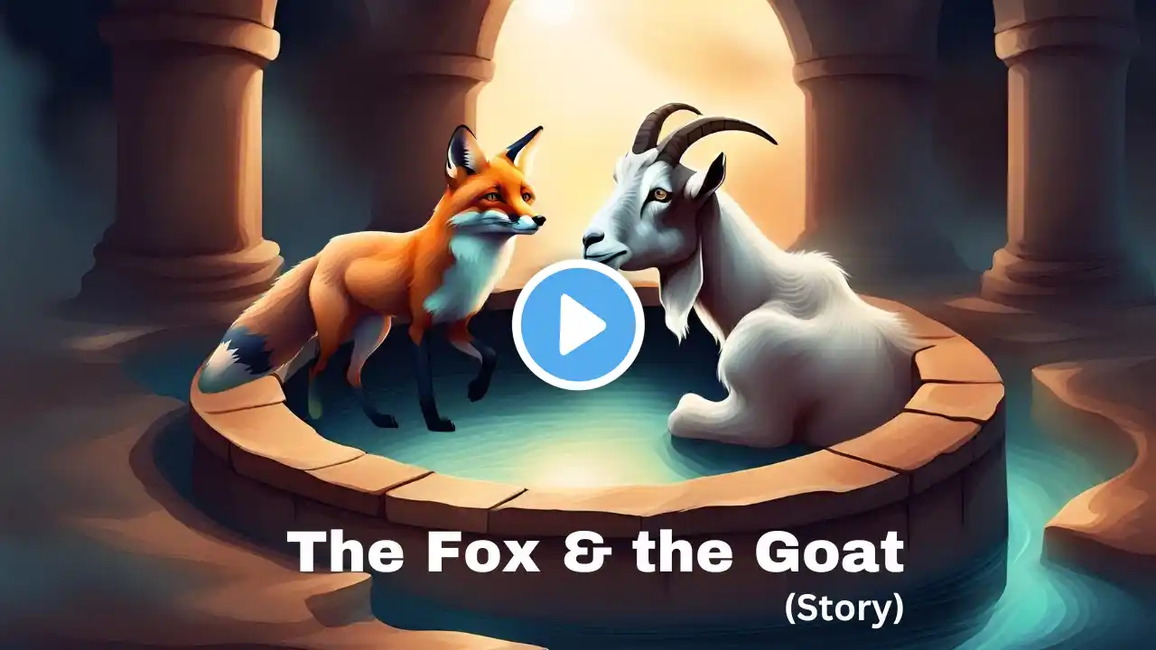 The Fox & the Goat | Short Story | Bedtime Story | English Story | One Minute Story