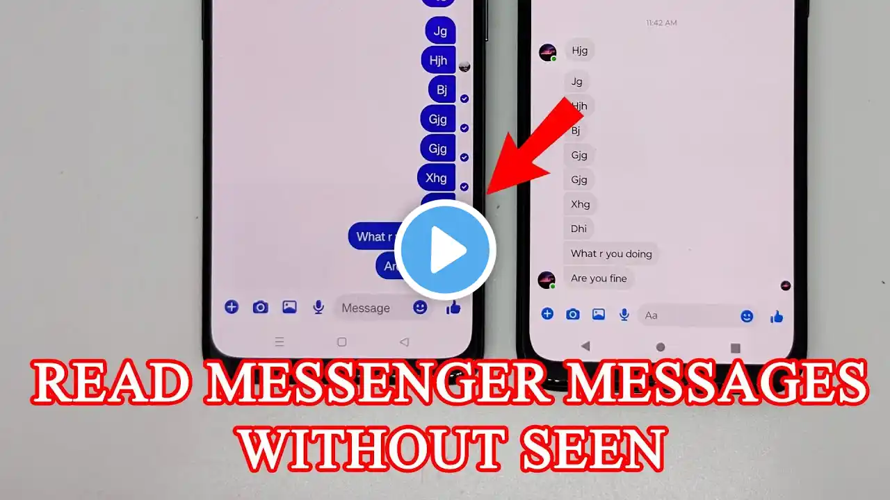 How to See Messages Without Seen  On Messenger