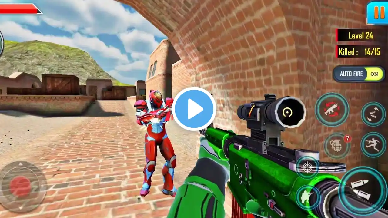 Fps Robot Shooting Games_ Counter Terrorist Game_ Android Gameplay #76