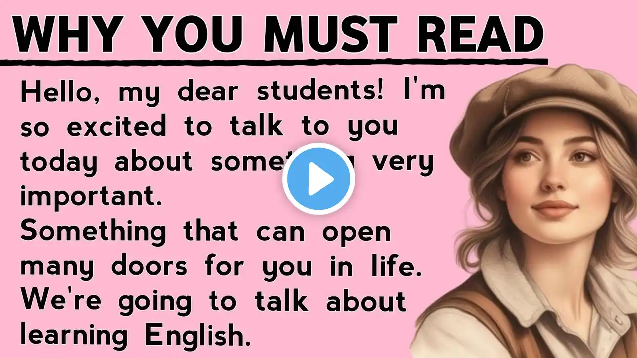 Why Should I Read in English | Graded Reader | Improve Your English | Listen And Practice