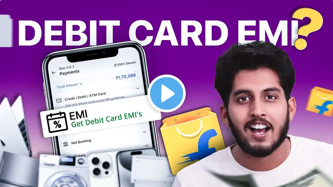 Flipkart Debit Card EMI | Flipkart se EMI pe Smartphone Kaise buy kare bina credit card ke