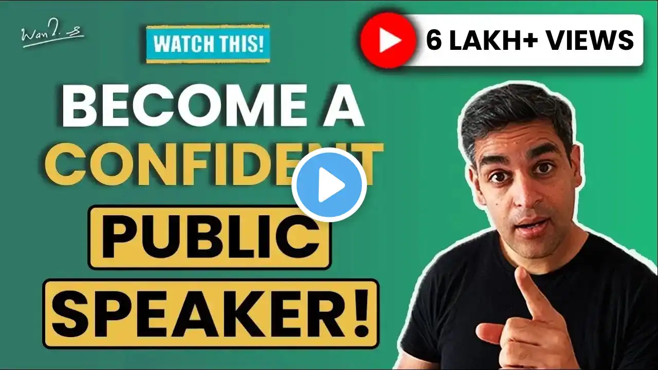 Public Speaking Skills | Boost your Confidence | Ankur Warikoo