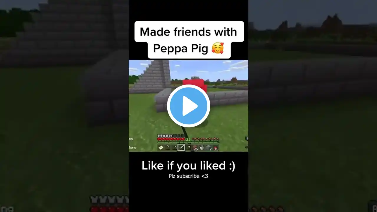 Peppa Pig in Minecraft! #shorts #minecraft #gaming