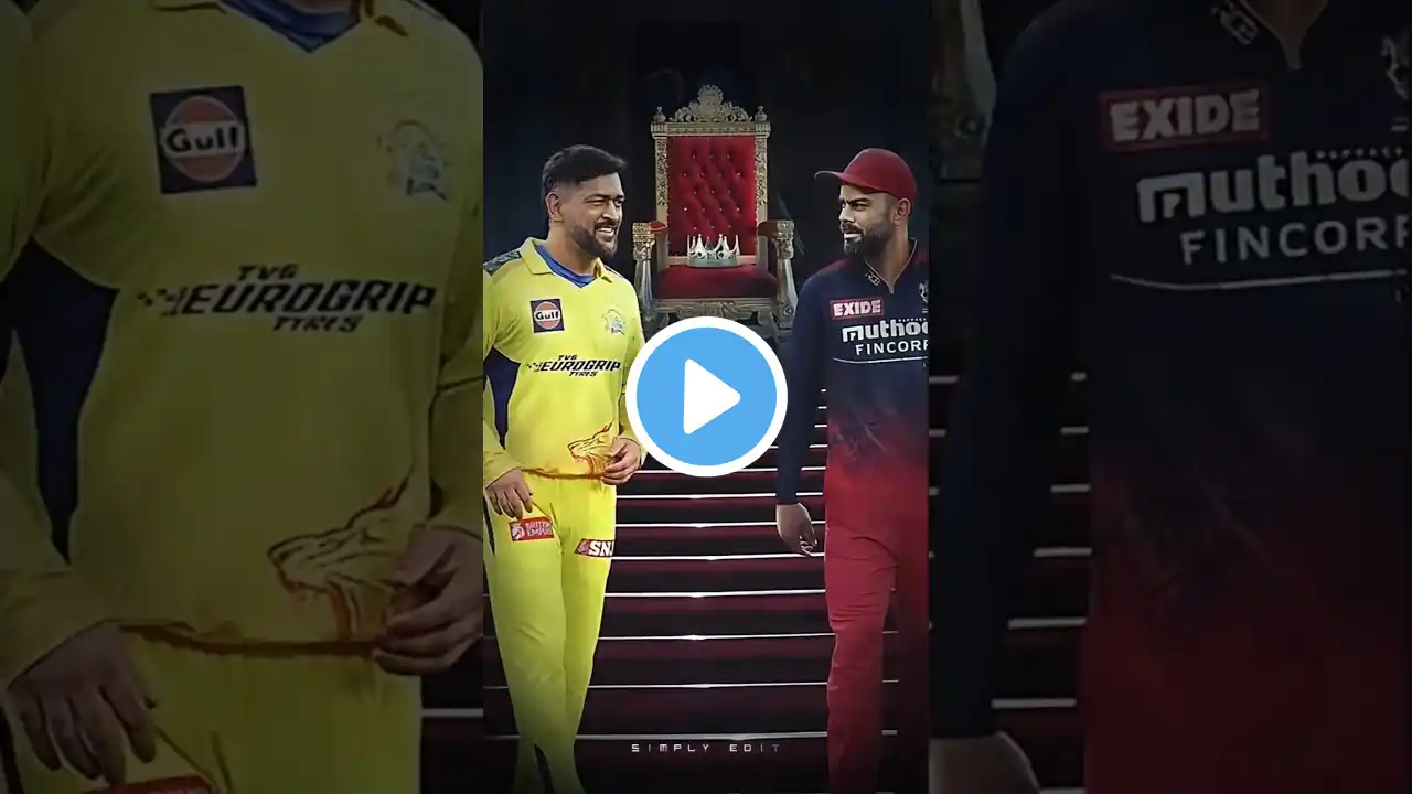 RCB VS CSK SOMING SOON  22 March 2025 #youtubeshorts #ipl #rcbvscsk #shortvideo #viralvideo