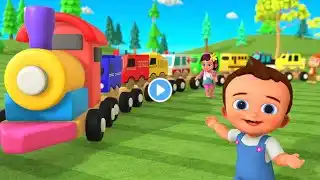 ABC Train | Phonic Song | A for Apple Nursery Rhymes | Kids Song | Kids Fun Learning Video