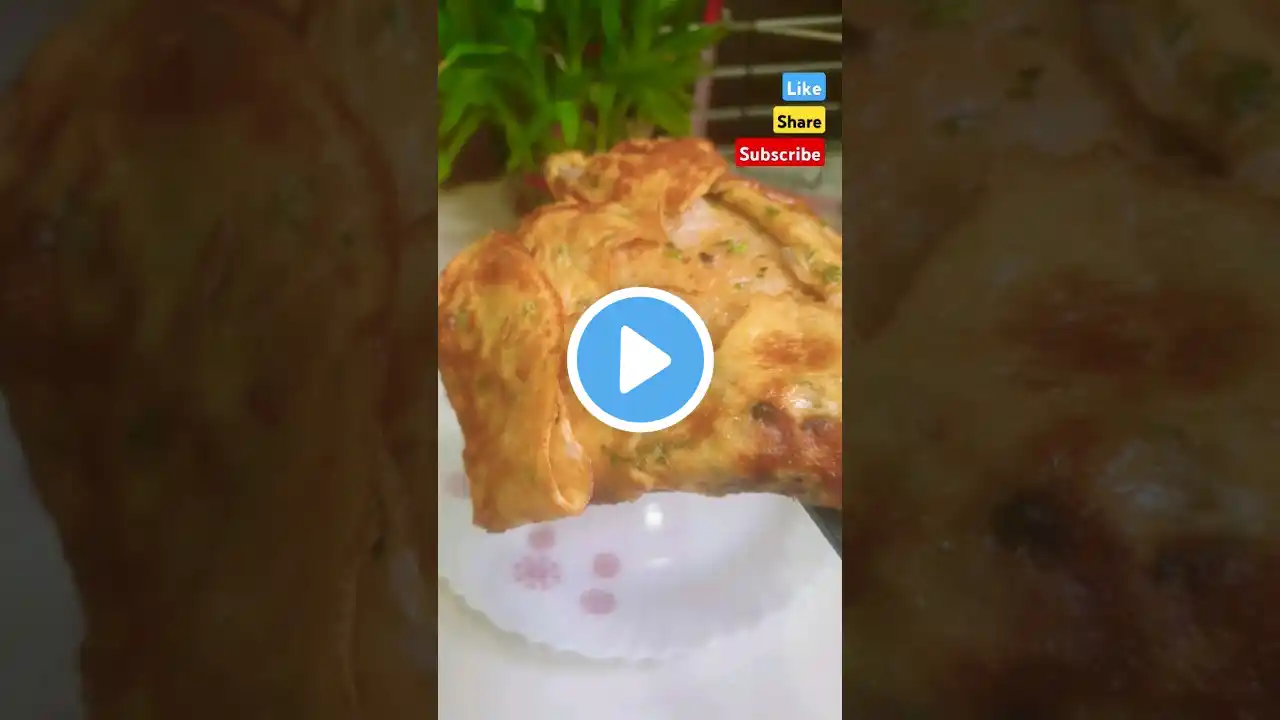 Bread Omelette: A Quick and Easy Breakfast Idea #shorts #viral #trending #omlette #youtubeshorts