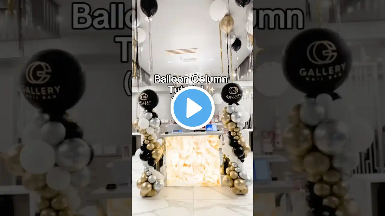 Balloon Column Tutorial: Easy DIY Balloon Tower for Stunning Event Decor ✨