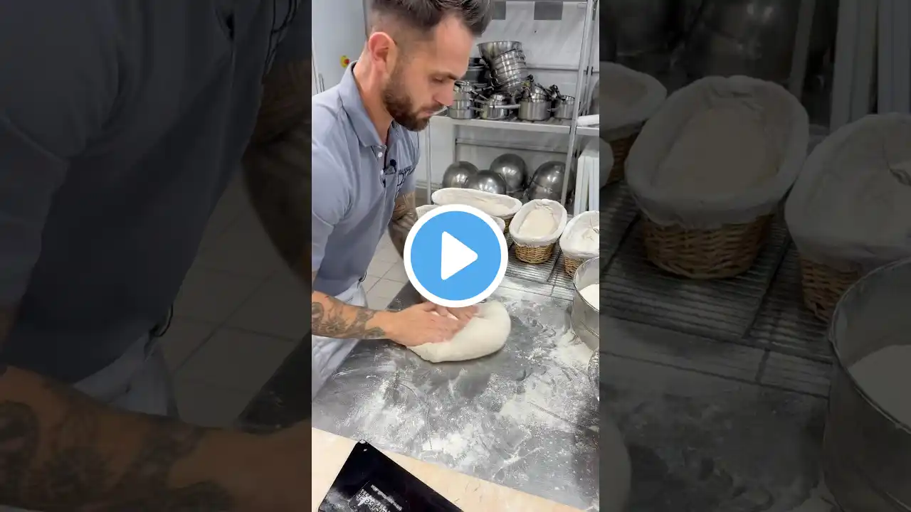 How to SHAPE SOURDOUGH ? With French Baker #food #bread