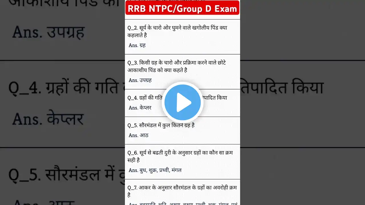RRB NTPC | Railway 2025 | #tranding #sscgd #gk #railwaygk #gkinhindi #shorts #gkgs #rrb