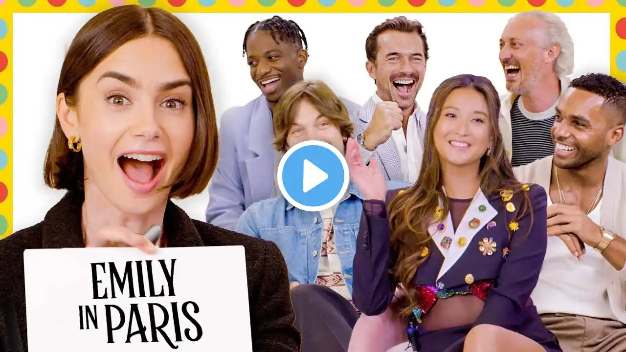 'Emily in Paris' Cast Test How Well They Know Each Other | Vanity Fair