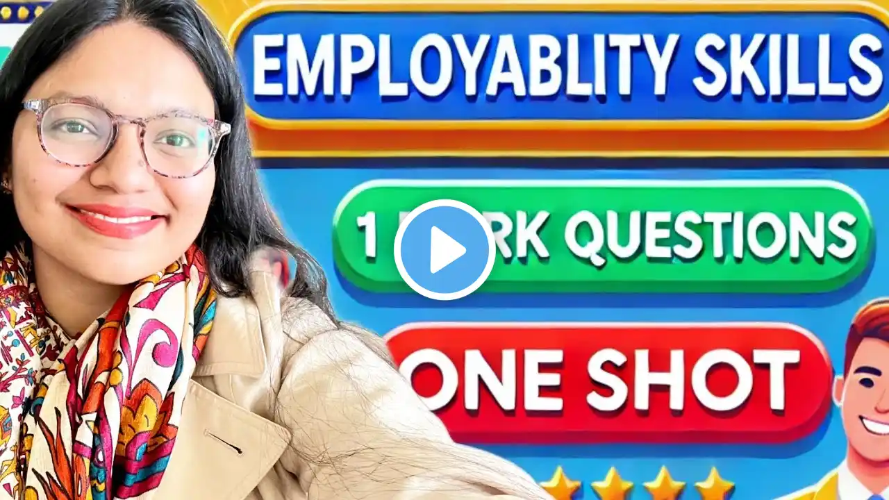 Class 12 Employability Skills | One Shot | 1 Mark Questions from All 5 Units | CBSE Boards 2025