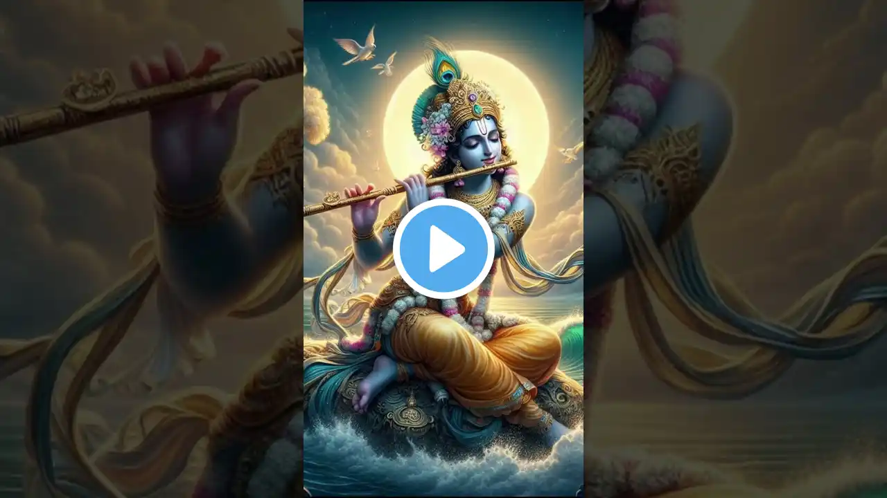 "Divine Melodies: Krishna's Flute for Deep Mind Relaxation | Soothing Meditation Music"