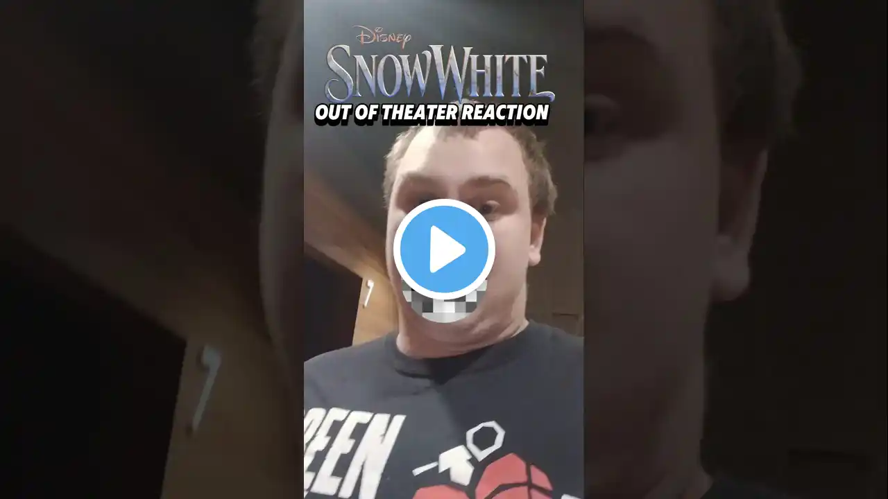 Disney's Snow white (2025) Out of Theater reaction: #Movies #disney #remakes #snowwhite #reaction