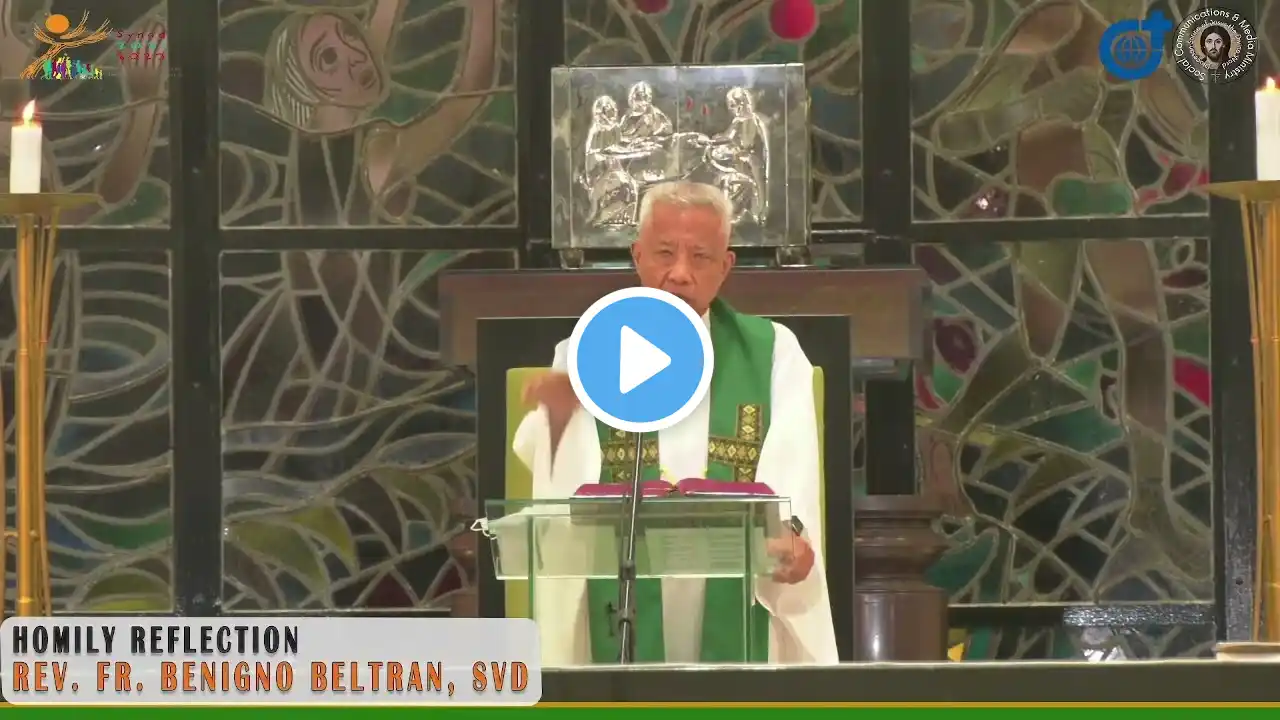 Homily By Fr. Benigno Beltran, SVD - July 30 2022   Saturday 17th Week in Ordinary Time