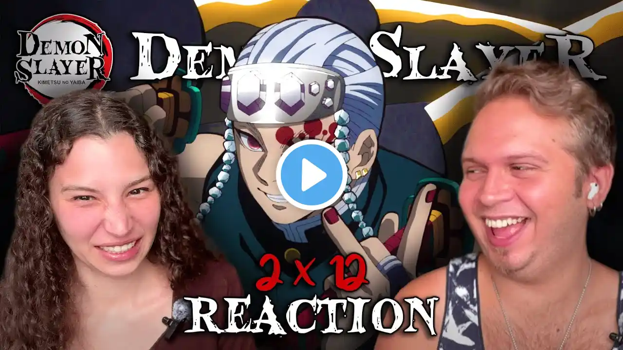 Loving Uzui! DEMON SLAYER: Kimetsu No Yaiba 2x12 - REACTION | Entertainment District Arc