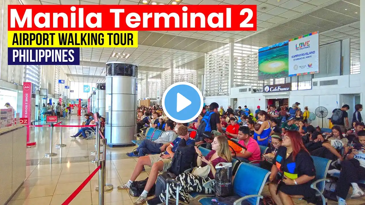 Manila Airport Terminal 2 Tour 🇵🇠| Domestic Flights in the Philippines