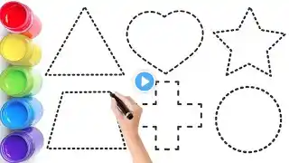 learning for kindergarten shape color draw for kids fun rhyme kids| Hickory Dickory Dock-4|Monkey