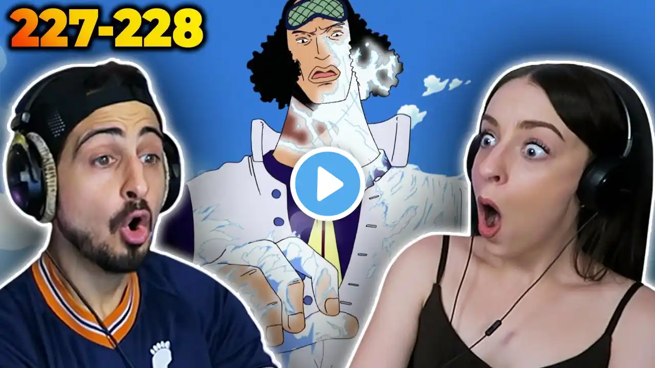 ADMIRAL AOKIJI IS A BEAST!! *ONE PIECE* Episodes 227-228 REACTION!