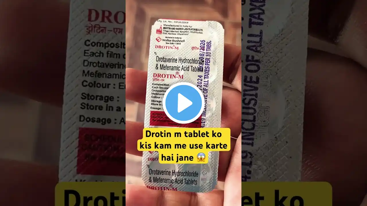 Drotin m tablet | use | stomach pain relief | #shortvideo #doctor #drhealthtips