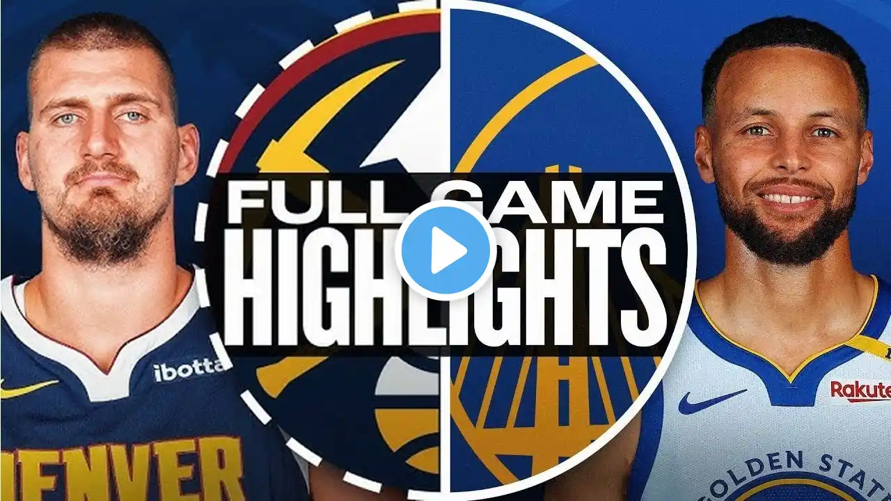 WARRIORS vs NUGGETS FULL GAME HIGHLIGHTS | March 17, 2025 | Nuggets vs Warriors NBA Highlights 2K25