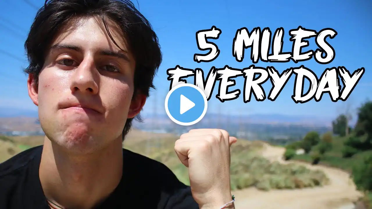 I ran 5 Miles everyday for 30 days and it changed me...