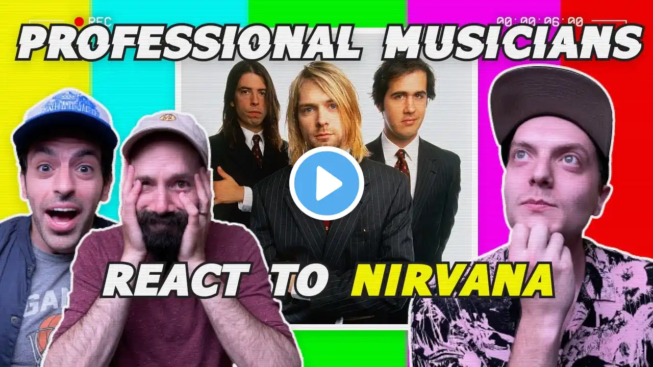 Professional musicians react to NIRVANA (SMELLS LIKE TEEN SPIRIT)