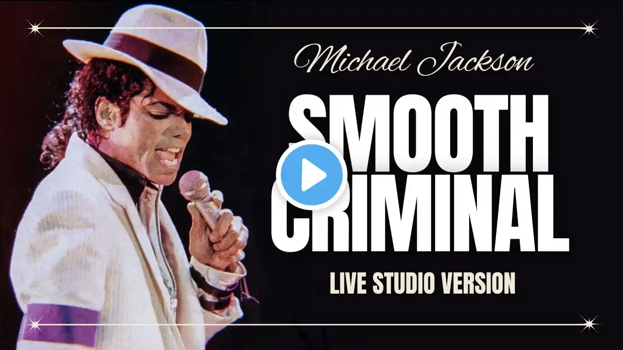 Michael Jackson - Smooth Criminal (Studio Recreation) | Bad World Tour