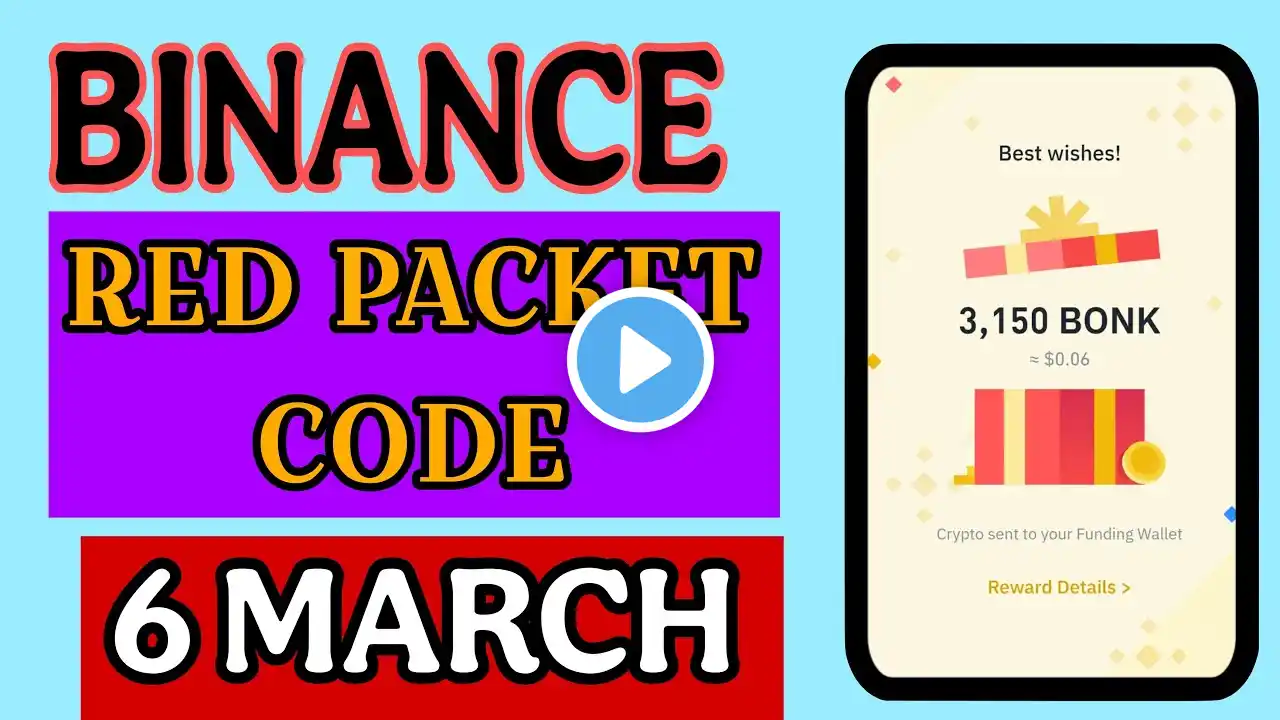 Binance Gift Code Today 6 march / Red Packet Code Today 6 march with Vikram #dollar #money