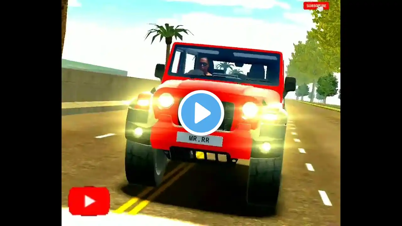 Indian car simulator 3D #game #gameplay #thar #modifiedthar #thar4x4 #thargames