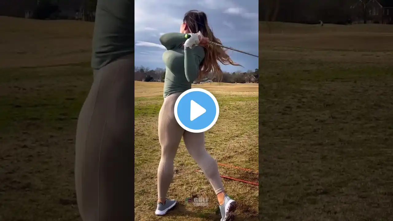 Caitlin Rice  | Amazing Golf Swing you need to see | Golf Girl awesome swing | #Golf #shorts