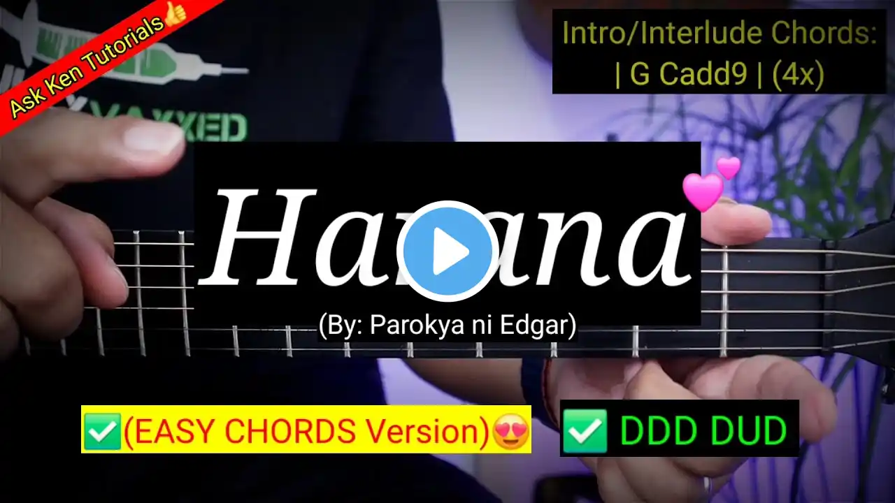 Harana Guitar Tutorial - Parokya ni Edgar (Easy Chords)😍