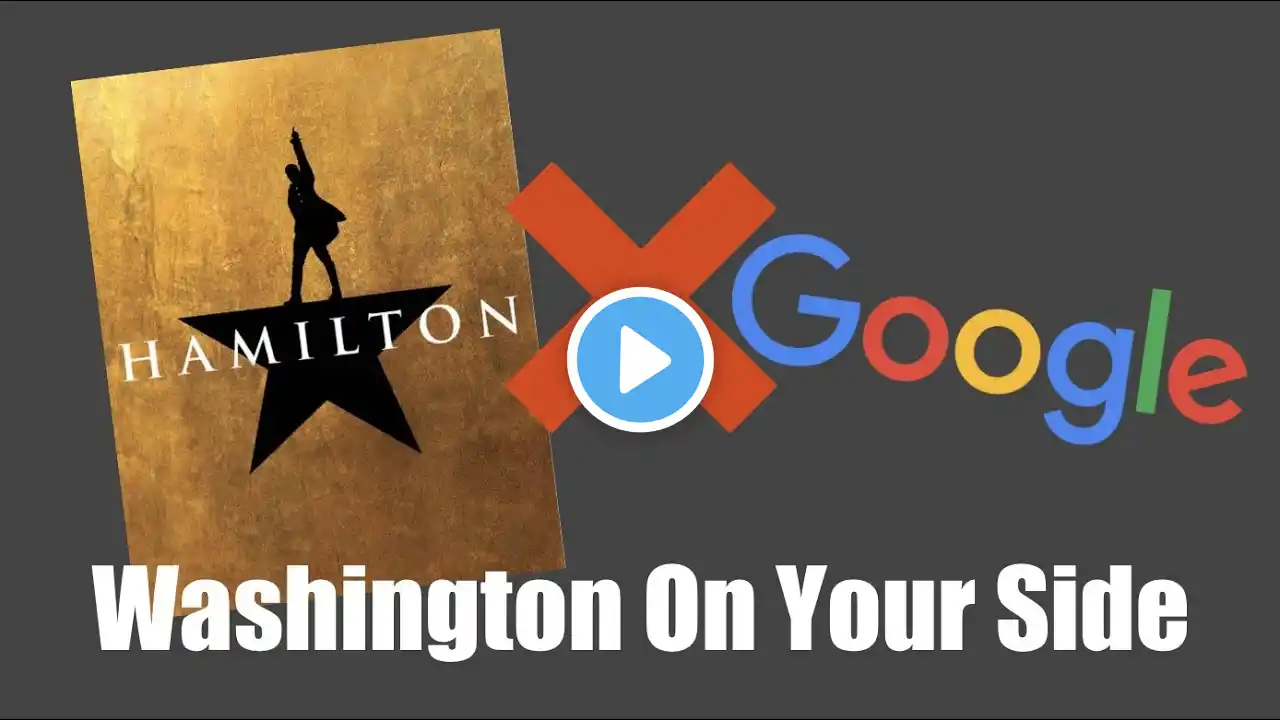 Washington On Your Side but every word is a Google image (Hamilton)
