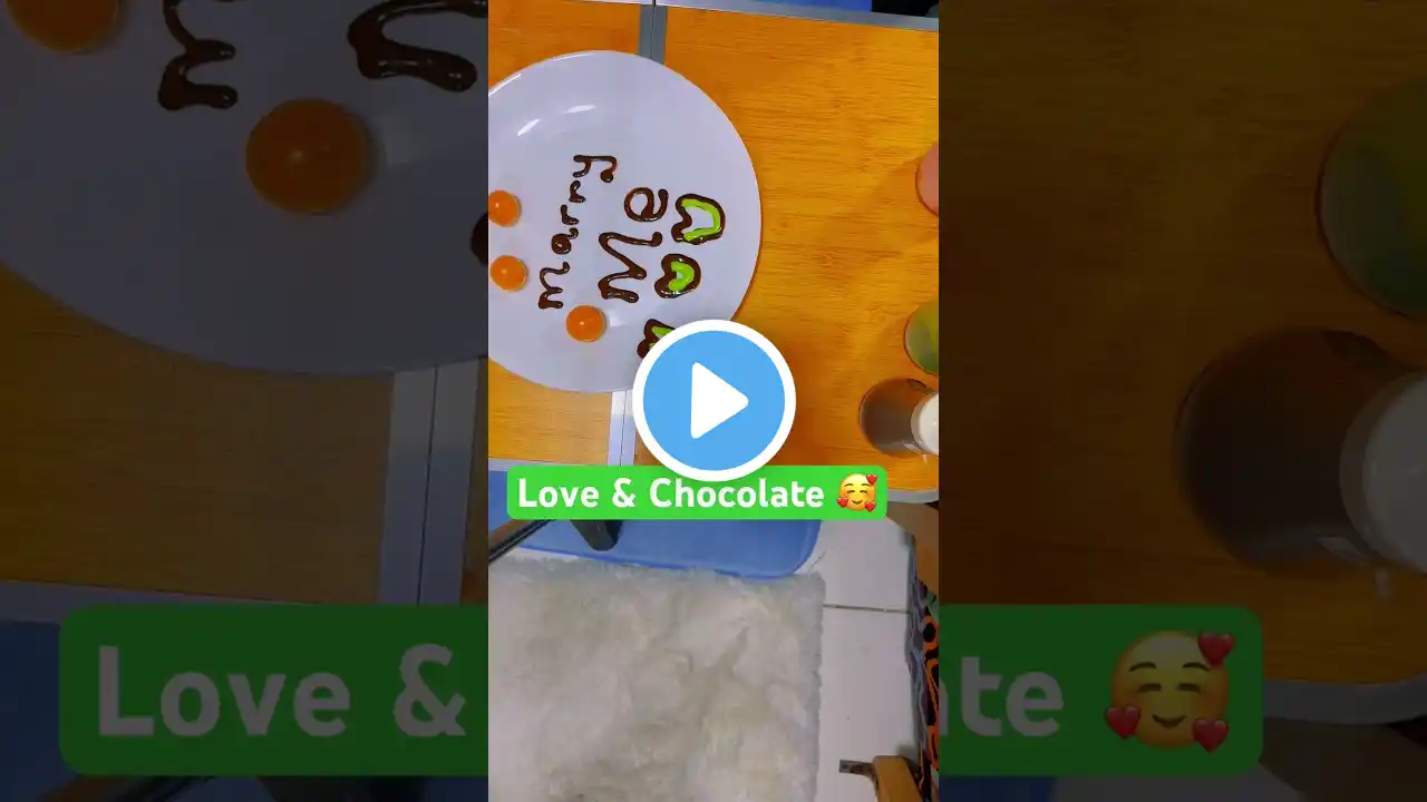 POV love chocolate letters explained proposal #art art #diycrafts #hack #trending