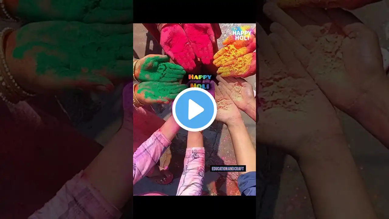 Happy Holi 🌈 #holispecial #holi #holicelebration #holifestival #holistatus #holikecolours #holisong🎵