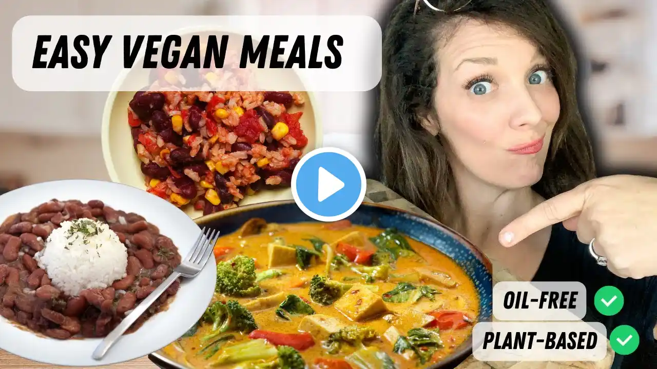 My Go-To Vegan, Plant-Based Dinner Recipes (oil free)