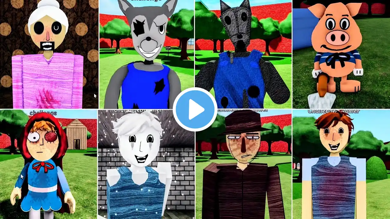 All New Morphs + Gamepass Morphs 3D Animations In Roblox Three Little Pigs Analog Horror RP