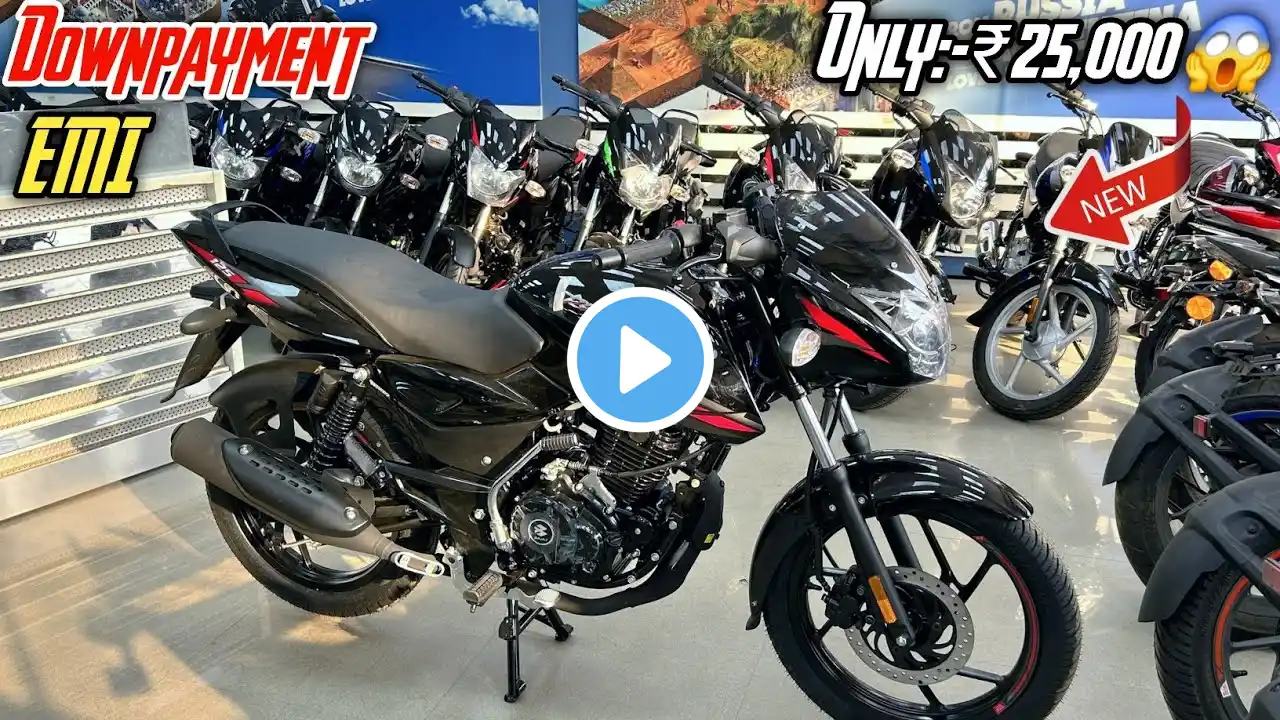 2025 Pulsar 125 Best Finance, EMI & Downpayment Offer 😯🚀 || 2025 Bajaj Pulsar 125 All Model Price