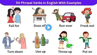 50 English Vocabulary:Phrasal verbs | phrasal verbs with sentences | listen and practice