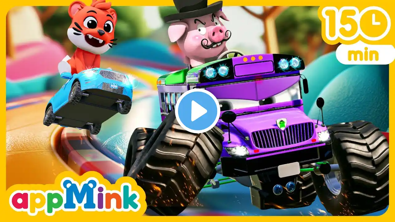 🚨 Stop Evil Dr. Pig! - Police Chase 🚔 #appmink #nurseryrhymes #kidssong #cartoon #kids #animation