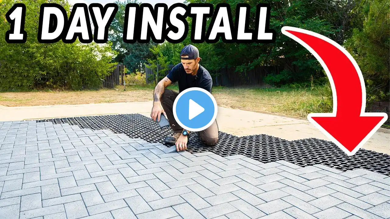 Easiest Patio Pavers You'll Ever Install!