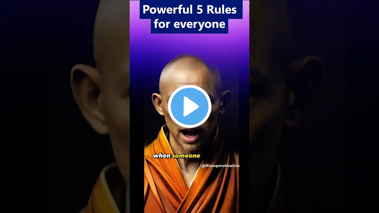 Powerful 5 Rules for everyone #motivation #inspirationalquotes #facts #riseupmotivation