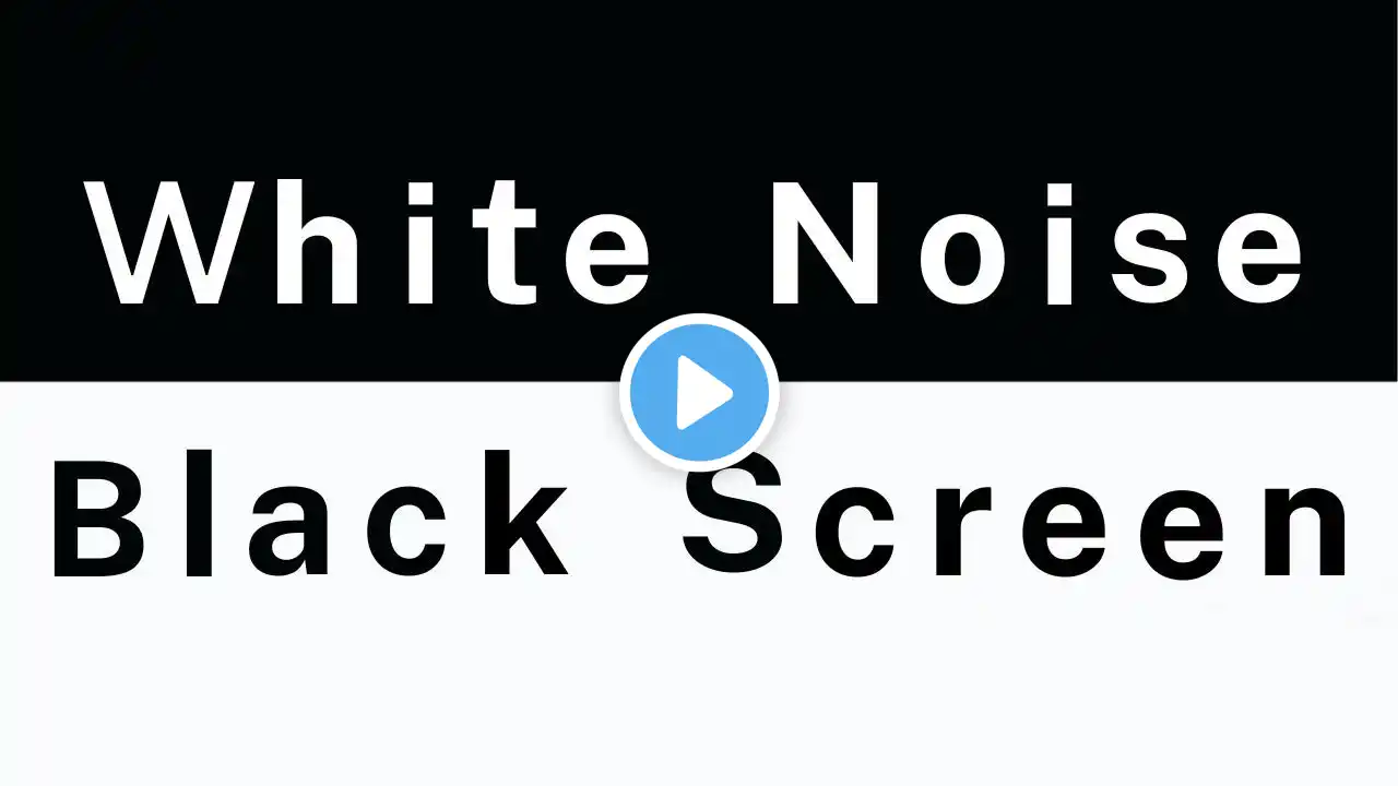 🔴 Smooth White Noise, Black Screen | Relaxing Ambient Noise ⚪⬛ • Live 24/7 • No mid-roll ads