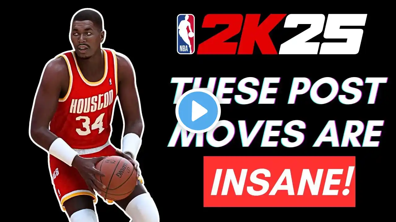 The MOST OVERPOWERED POST MOVES in NBA 2K25! Advanced Post Guide!