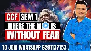 Where the Mind is Without Fear|AEC English| Ba/Bsc/Bcom 2025| Sem-1 Ccf | Calcutta University
