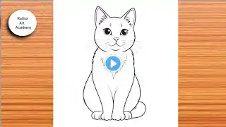 बिल्ली का चित्र कैसे बनाएं,how to draw cat drawing easy step by step pencil sketch,cat draw for kids