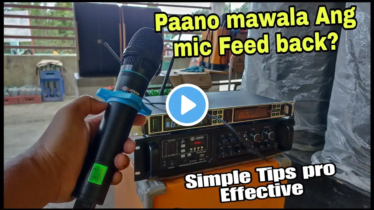 Paano mawala Ang Microphone Feed back Sa Videoke? Simple Tips at Effective