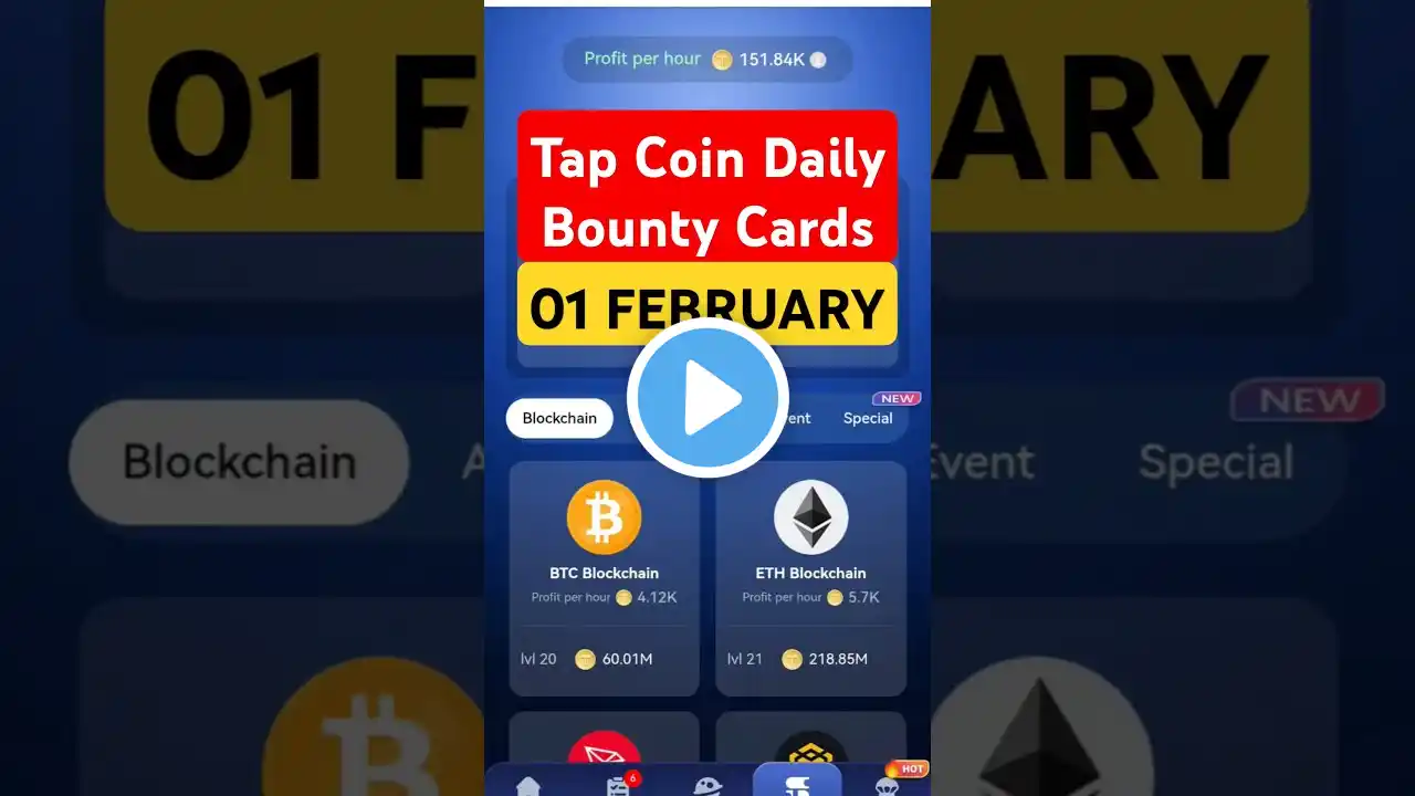 Tap Coin Daily Bounty 01 February | Tap Coin Daily Combo Todaytap coin bot daily bountytapcoin