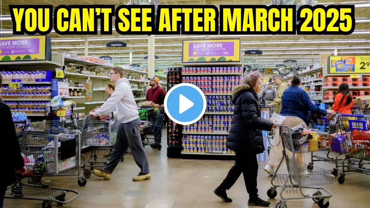 These 10 Grocery Items Will Be IMPOSSIBLE to Find Before end of March 2025